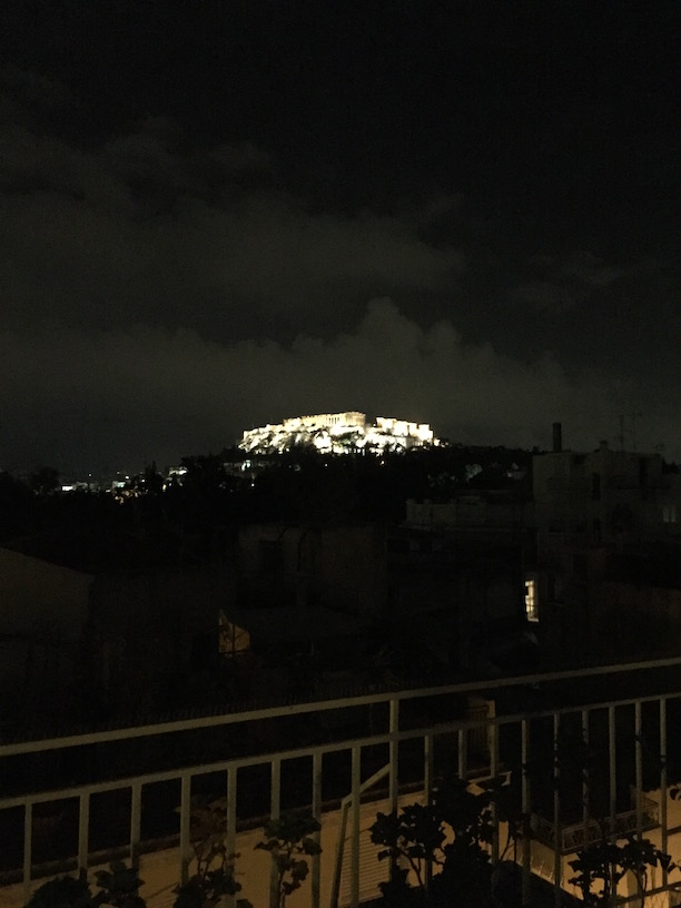 Acropolis view from my room